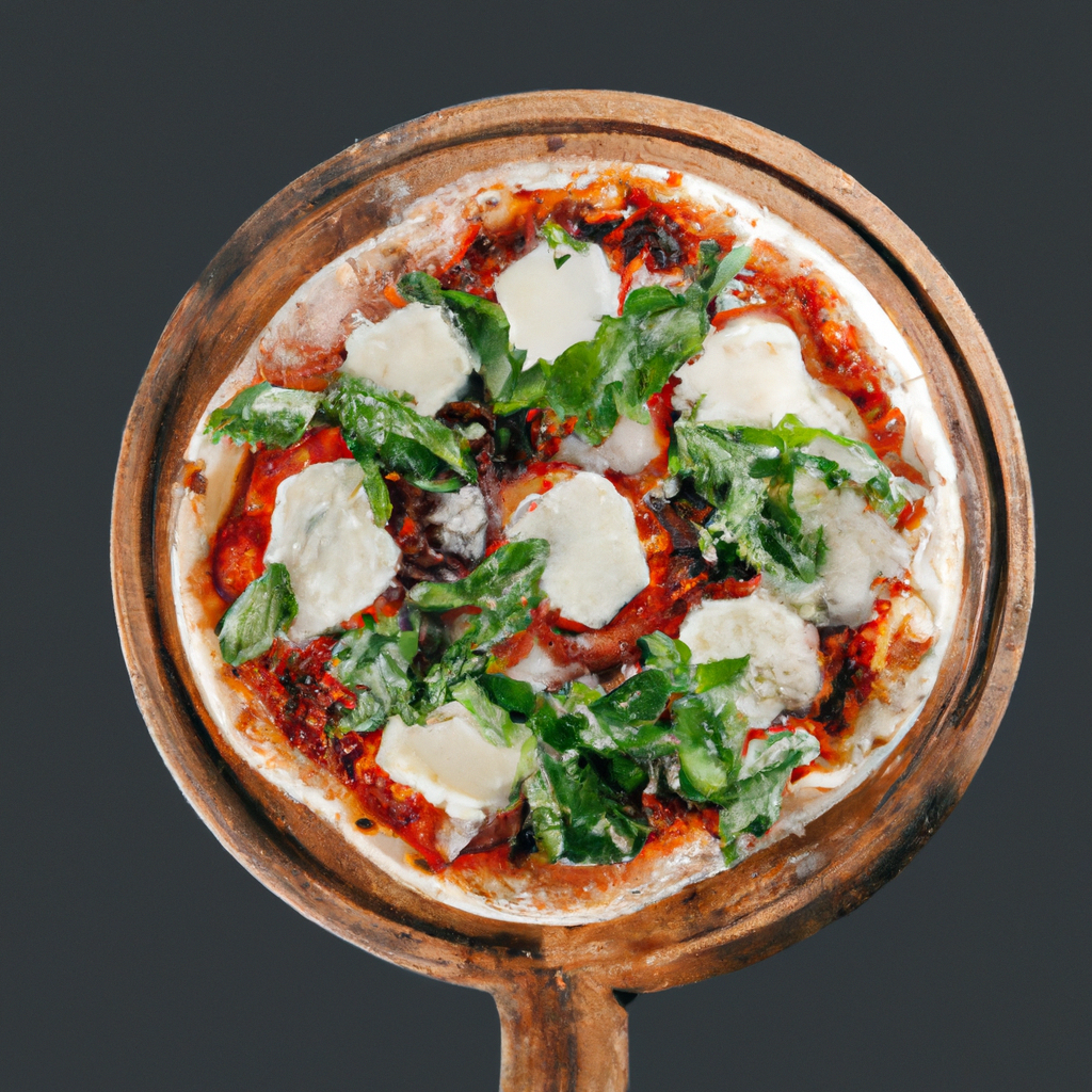 마르게리타 피자: 리코타와 모짜렐라, 바질, 토마토 소스의 균형